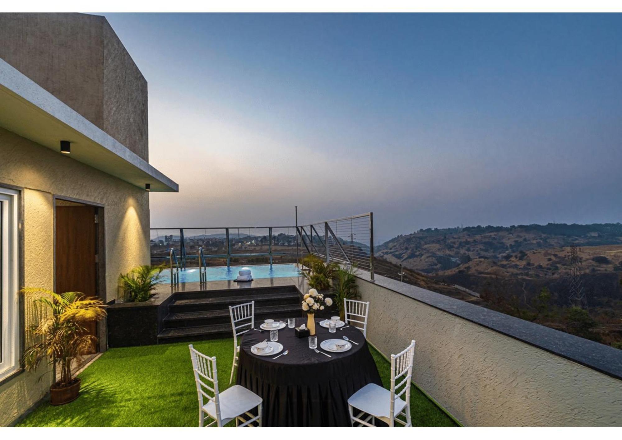 Mountain Glory 8Bhk By Tensorstays, Pool & Theater 이가트푸리 외부 사진