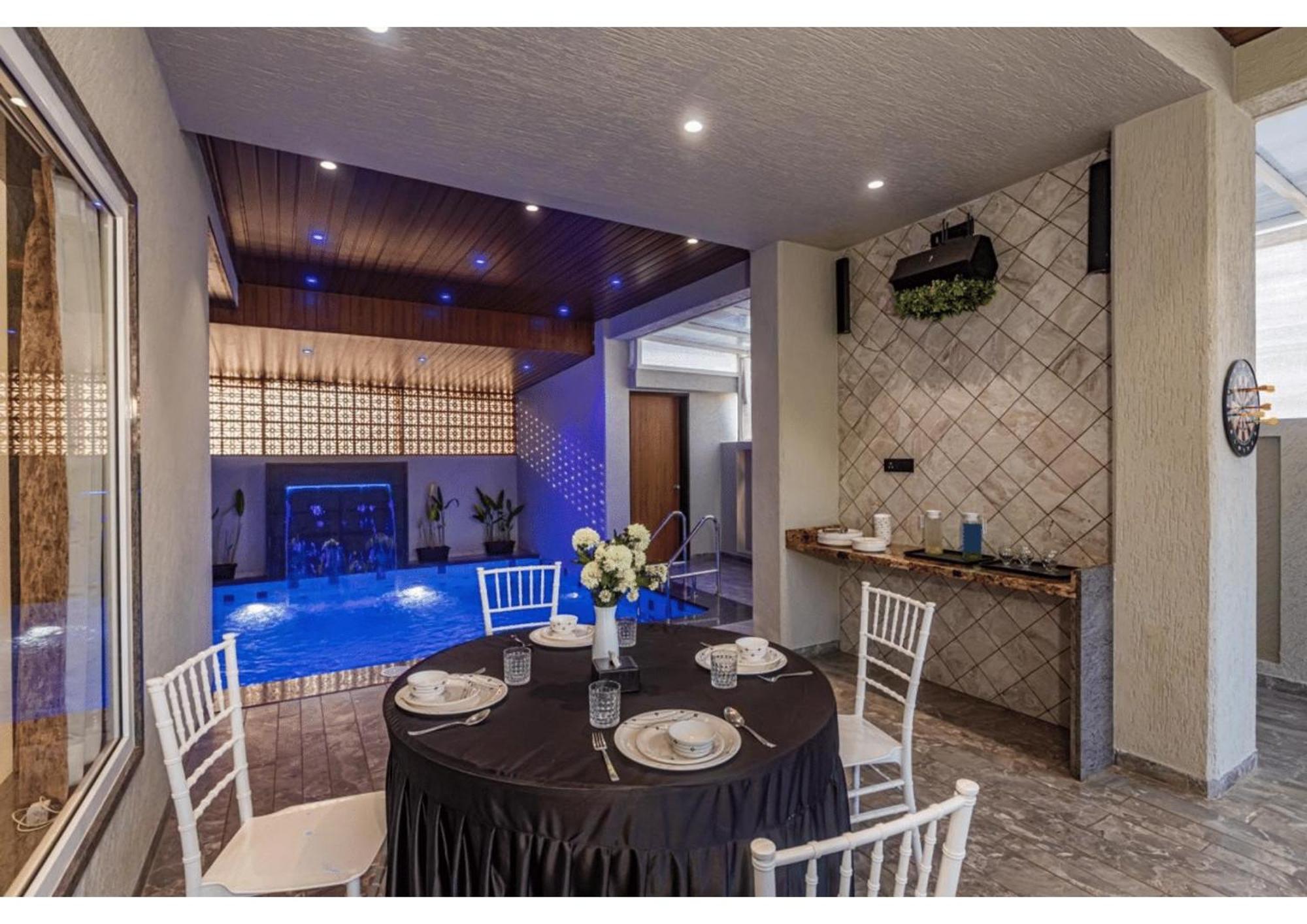 Mountain Glory 8Bhk By Tensorstays, Pool & Theater 이가트푸리 외부 사진